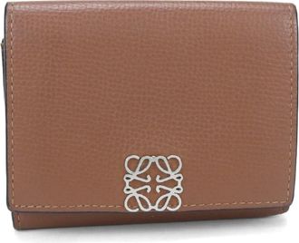 Loewe Brown Leather Wallet (Tri-Fold) (Pre-Owned)