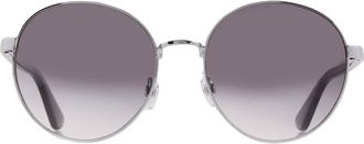Frye 53848FCO040 Smoke Round Ladies Sunglasses 10260434.COM SILSMK
