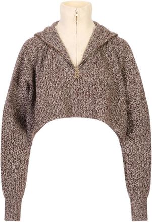 Sportmax Dames, Truien, Bruin, Maat: S