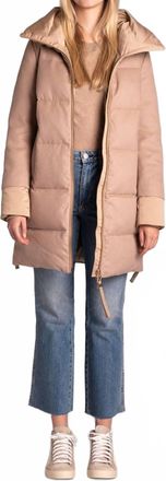 Duno Adriel Winter Jacket In Light Camel