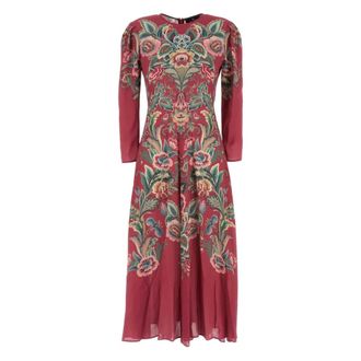 Etro Midi Dresses, female, Multicolor, S, Wrha0433 Midi Dress