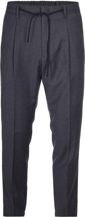 Manuel Ritz Tailored Slim Fit Trousers In Premium Virgin Wool
