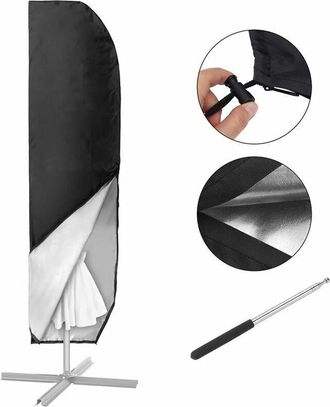 OEM Funda Protectora Para Sombrilla Voladiza, Funda Para Sombrilla De Jard&iacute;n En Tela Oxford 420d, Funda Para Paraguas, Impermeable, A Prueba De Polvo/uv/i