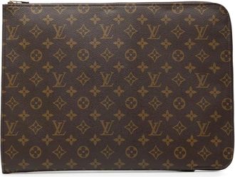 Louis Vuitton Portadocumenti Poche Documents Portfolio con monogramma 1991 - Marrone