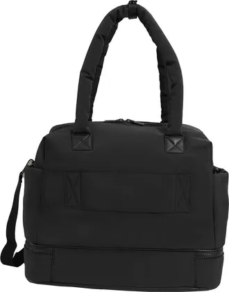 Joan & David Collection The Lainey Sport Nylon Drop Bottom Duffel Bag