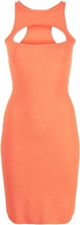 Dsquared2 Korte Jurk - Dames - Korte kleedjes - Oranje - XS - Kleedjes