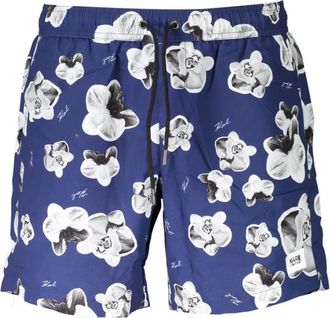 Karl Lagerfeld Badmode, Heren, Veelkleurig, L, Polyester, Swim Boxer