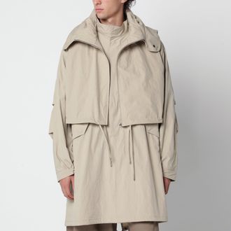 Ymc You Must Create Parka a strati beige in nylon