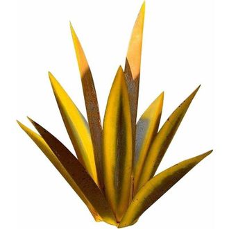 OEM Escultura R&uacute;stica De Tequila, Planta De Agave De Metal Pintada A Mano, Estatua R&uacute;stica Para Decoraci&oacute;n De Interiores, Figuras De Jard&iacute;n, Adornos Para 