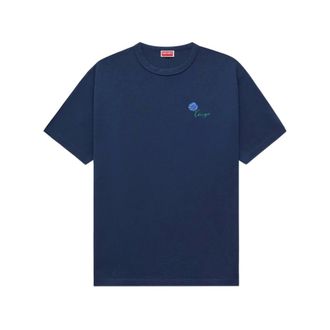 Kenzo T-Shirts, male, Blue, Size: 2XL Tulip T-shirt