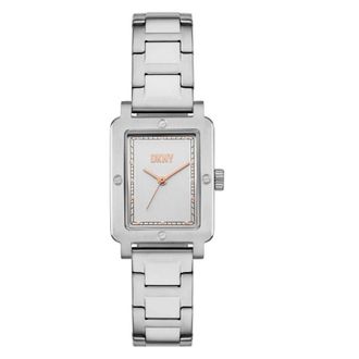 DKNY City Rivet Quartz Silver Dial Ladies Watch NY6662