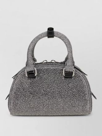 Diesel 1dr fabric dome mini top handle bag