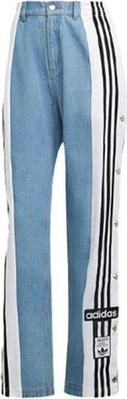 adidas (WMNS) adidas Denim Adibreak Pants Asia Sizing Blue White H59020