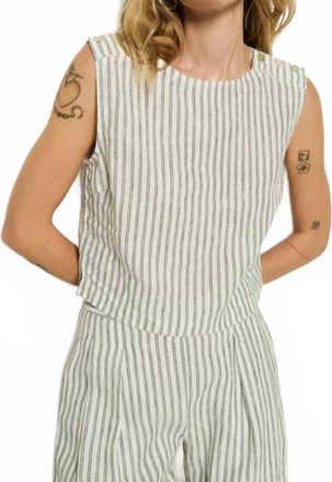 Rails Cara Tank Top In Linen Stripe