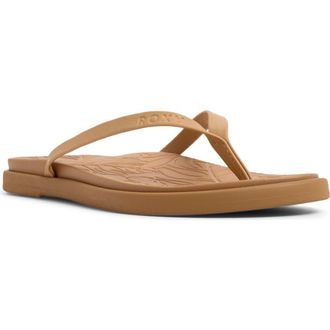 Roxy Calabasas Flip Flop in Tan at Nordstrom, Size 7