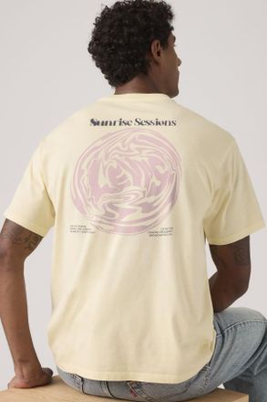 Levi's Graphic Vintage Tee - Hombre - 2XL - Crema / Rutagbaga