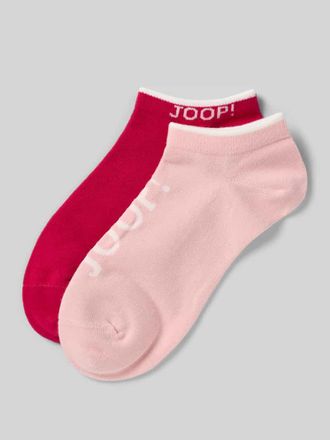Joop Sneakersocken im 2er-Pack mit Logo-Details in Pink, Größe 39-42