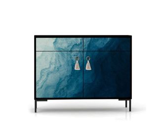 Really Nice Things Aparador mdf 2 puertas y 2 cajones estampado