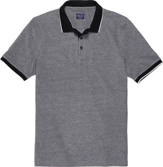 Marvelis Poloshirt MARVELIS, Herren, Gr. XXL, schwarz, Obermaterial: 100% Baumwolle, regular fit normal, B&uuml;ndchen, Shirts Poloshirt, meliert, leicht tailliert
