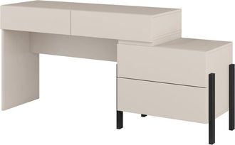 Petits Meubles Escritorio cashmere 4 cajones paneles de melamina cachemira