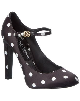Dolce & Gabbana Satin Mary Jane Pump