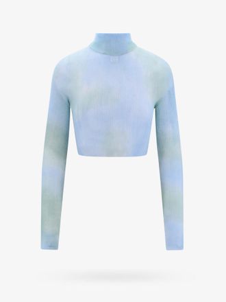 Off-white Crop fit top with tie-dye effect - OFF WHITE - gender_Woman