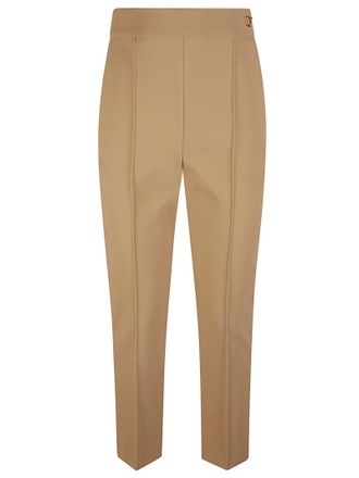 Elisabetta Franchi Straight-Leg High-Waist Tailored Pants