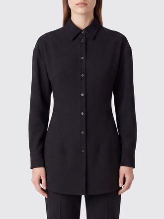 Jil Sander Camicia in lana vergine con vestibilit&agrave; slim fit e colletto francese