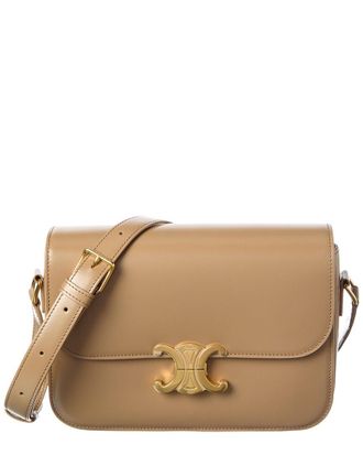 Celine Celine Classique Triomphe Leather Shoulder Bag