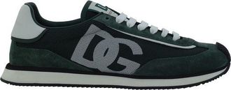 Dolce & Gabbana Bicolor Calf Leather Bos Taurus Athletic Mens Sneakers