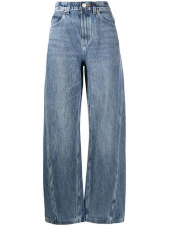 Alexander Wang Jeans met wijde pijpen - Blauw