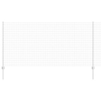 Berkfield Home Euro Fence with 10 U Posts Silver 1, 2x10 m Steel