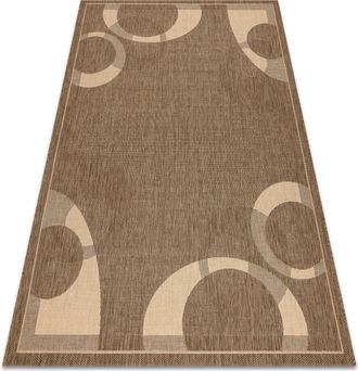 RugsX Rugsx - Alfombra De Cuerda Sisal Floorlux 20078 Color Caf&eacute;/color Ma&iacute;z Brown 240x330 Cm