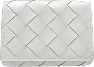 Bottega Veneta Pre-owned Wallets, female, White, Size: ONE SIZE Pre-owned Leather Wallet