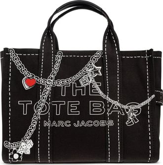 Marc Jacobs Borsa tote con stampa - Nero