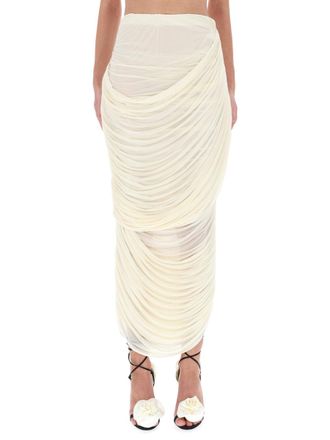 Magda Butrym Draped Midi Skirt