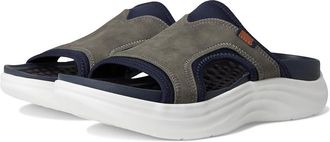 Dr. Scholls Feel Energy Mens Sandals Dark Navy Fabric : 11 M, Suede/Textile