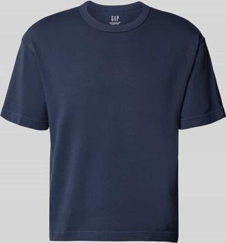 GAP Cropped T-Shirt mit Rundhalsausschnitt in Dunkelblau, Gr&ouml;&szlig;e XXL