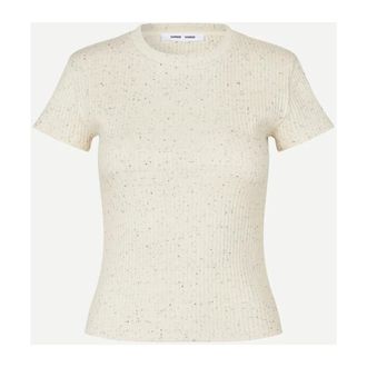 Sams&oslash;e & Sams&oslash;e Sanell T-shirt - female - Sams&oslash;e Sams&oslash;e - T-Shirts - Beige - XS - Tops