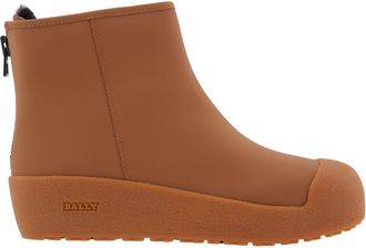 Bally Bernina Rubber Coated Leather Boots, Brand Size 40 ( US Size 9.5 )