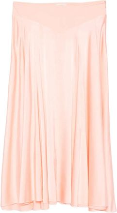Forte_Forte Gonna midi con inserti - Rosa