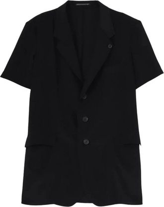 Yohji Yamamoto Hombre, Chaquetas, Negro, Talla: XL