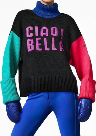 Goldbergh Siena Chunky Knit Sweater In Black
