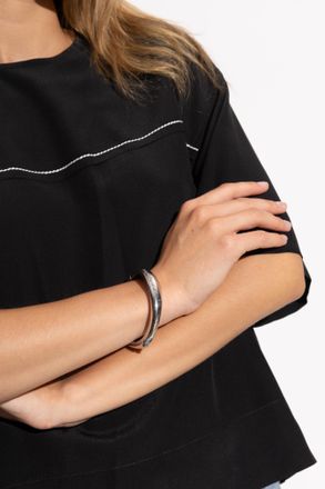Kate Spade New York Brass Bracelet, Womens, Silver