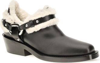 Paco Rabanne Womens Biker Ankle Boot Black