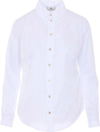 Elisabetta Franchi White Shirt With Frontal Buttons Closure