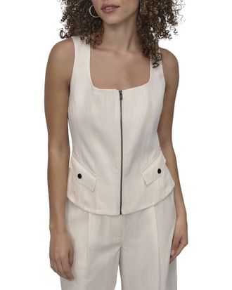 DKNY Dkny Weathered Twill Vest Top