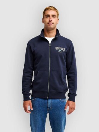 Quiksilver Quik Zip No Hood Half-Zip Felpa blu