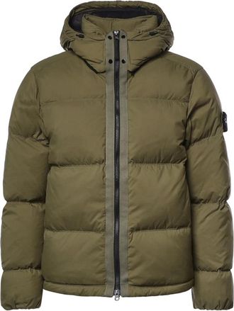 Stone Island Matt Ripstop Cordura Advanced Fabrics Down Jacket - Heren - Gewatteerde jassen - Groen - XL - Jassen
