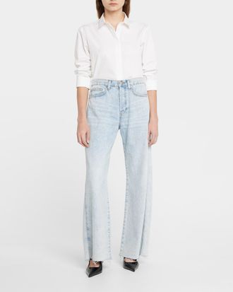 Veronica Beard Taylor Wide-Leg Jeans